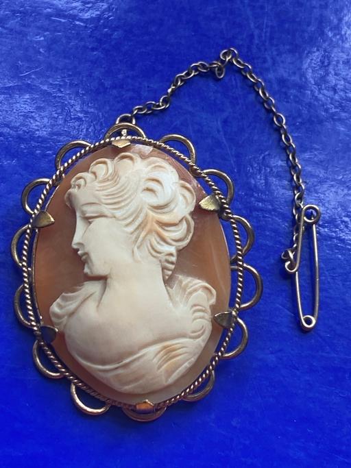  — Antique Victorian 9ct rolled gold cameo