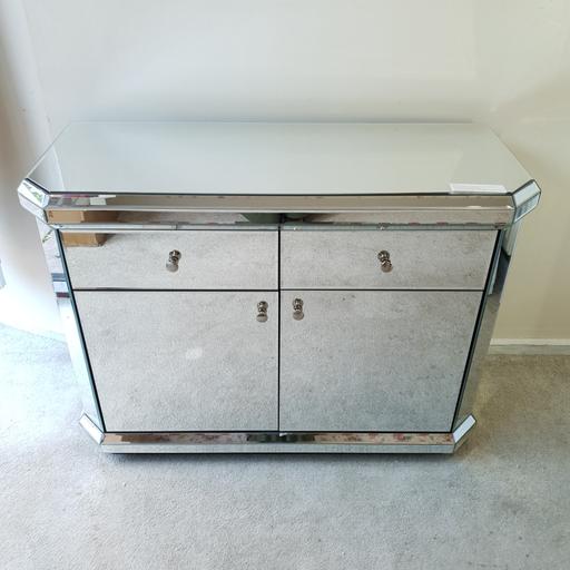  — New Mirrored Sideboard Storage Cabinet