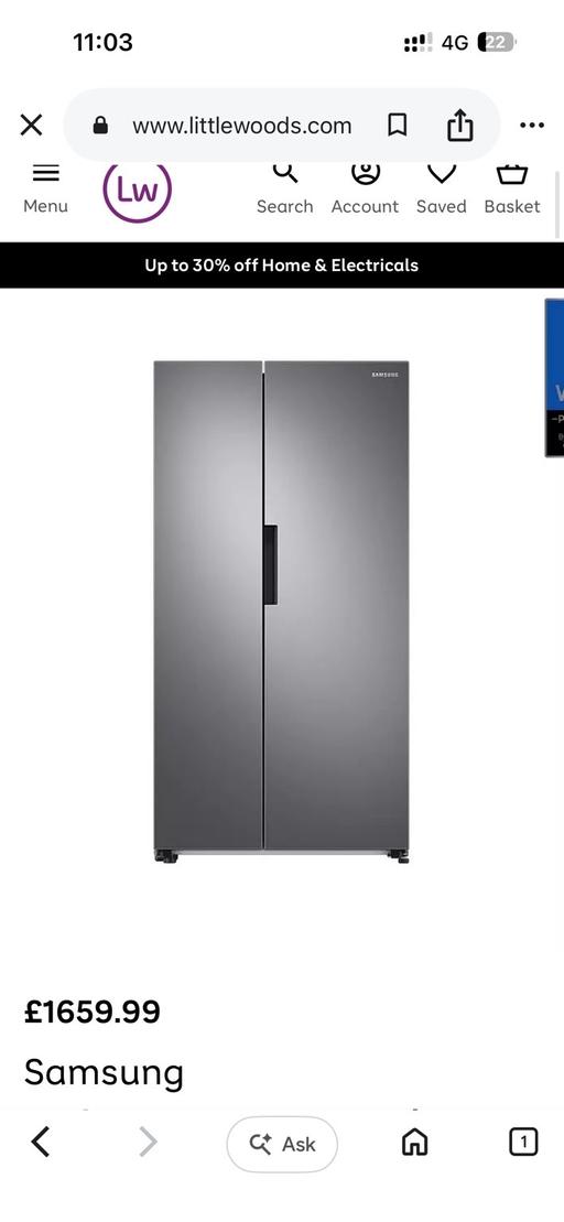  — Fridge freezer