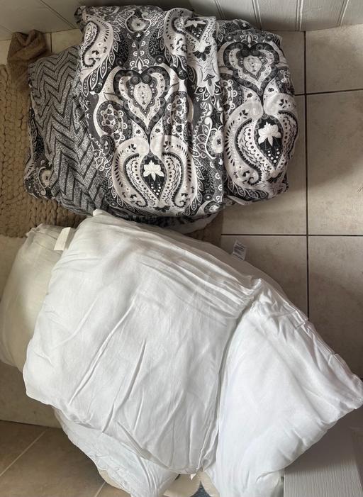  — FREE duvets, pillows, throws and towels.
