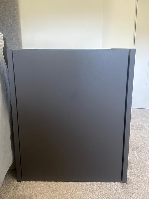  — Modern grey bedside table