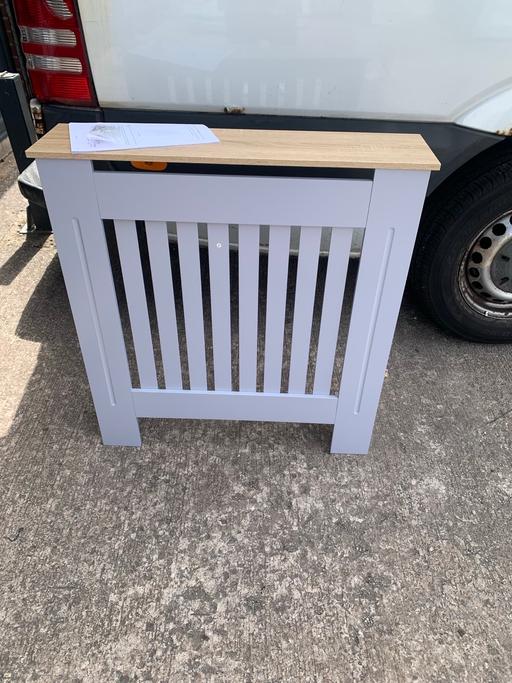  — Small grey & oak radiator cover