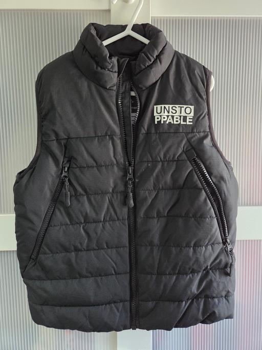  — Age 6-7 GEORGE black gilet