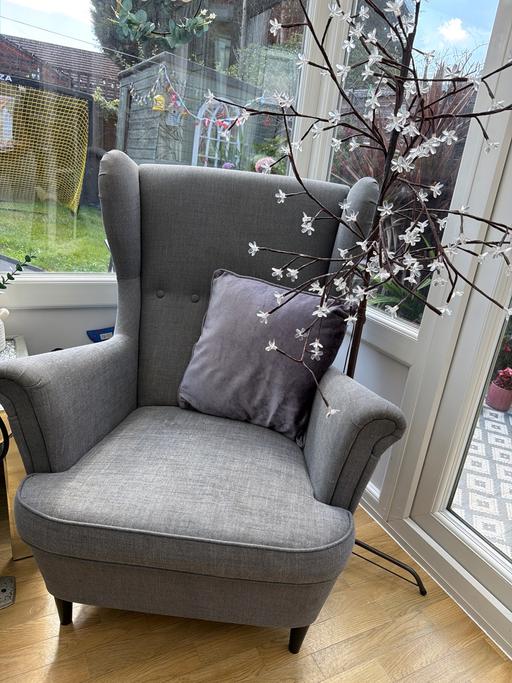  — Grey armchair
