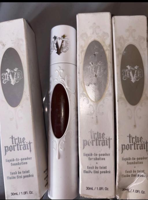 — New 3x Kat Von D liquid to powder foundation