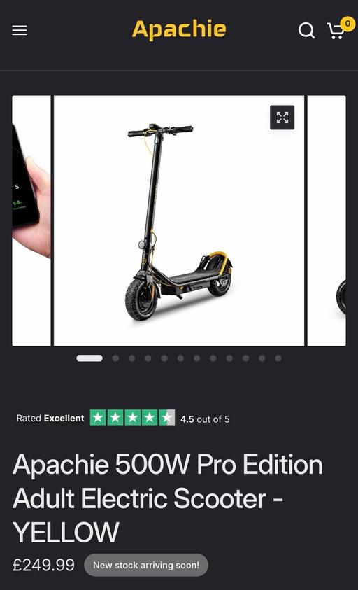  — Electric scooter 1 red and 1 yellow £150 each