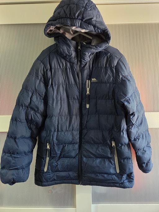 — Age 7-8 TRESPASS navy coat