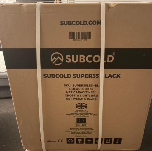  — 35litre black fridge