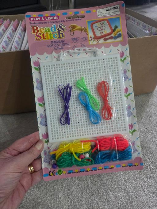  — new Play and Learn bead and stitch activity s