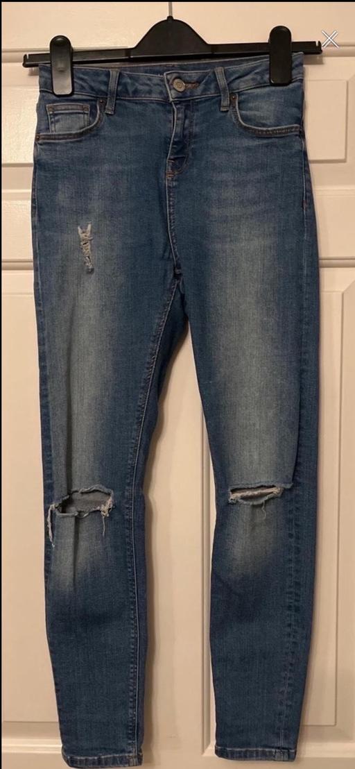  — Topshop Ripped Skinny Jeans W26 L28