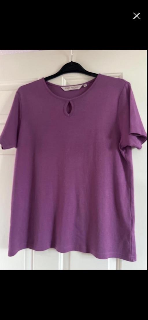  — Ladies Notch Neck T Shirt Size Medium