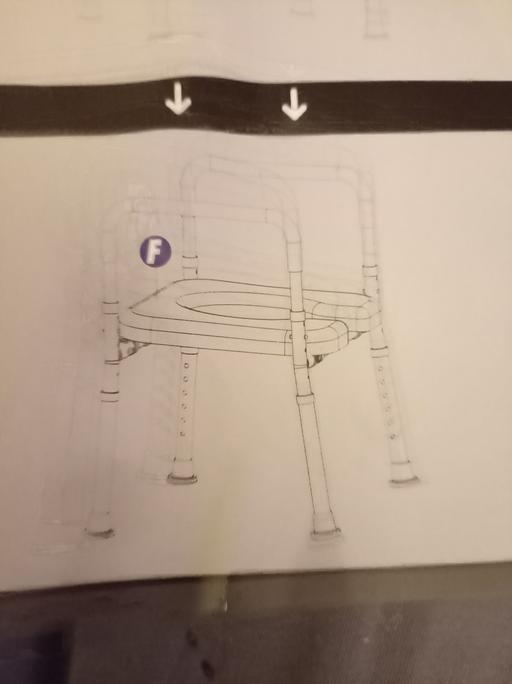  — over toilet frame unboxed new