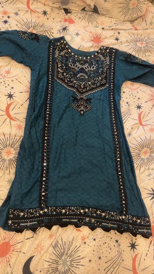  — Women’s blue Asian kurta