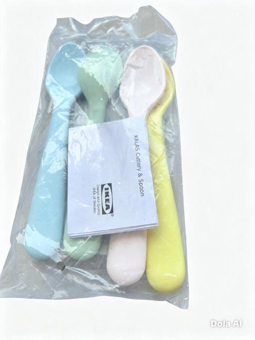  — Ikea 4 Pack Brand New Multicoloured Spoons