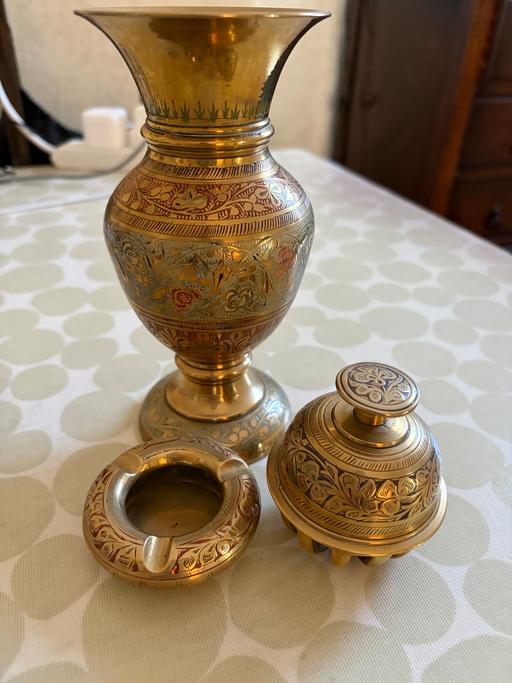  — Brass ornaments x3