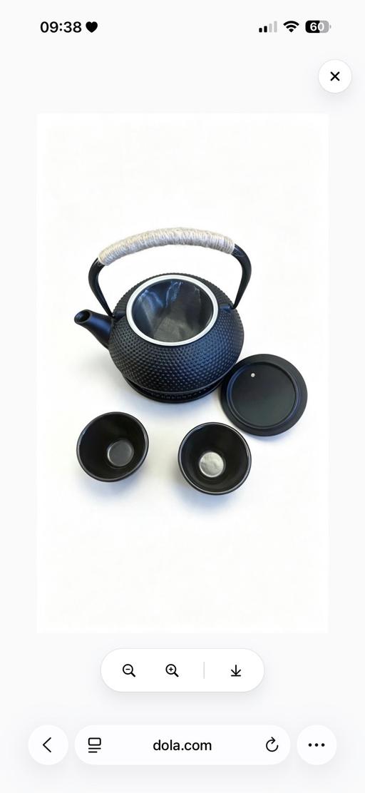  — Cast iron teapot set | brand new
