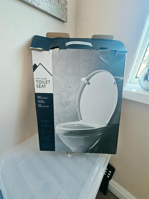  — Toilet seat, size 38cm W x 47cm D..NEW