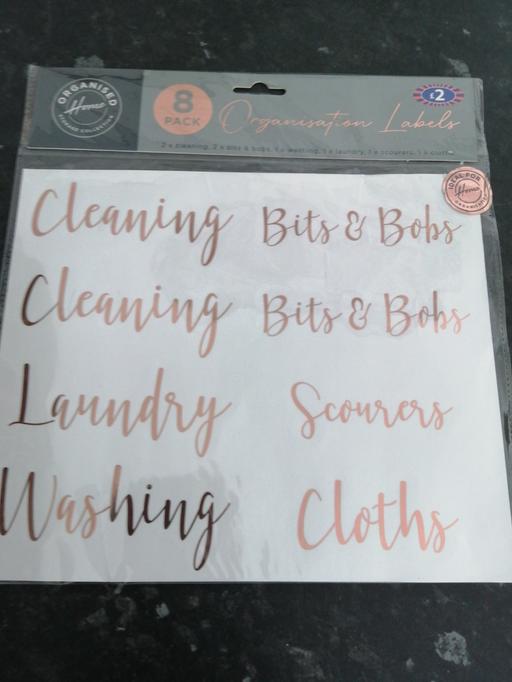  — Organisation Labels