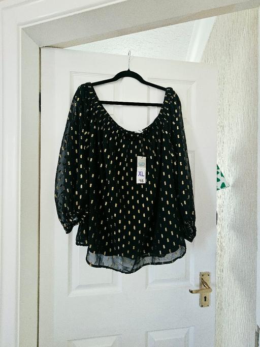  — Gorgeous dressy top, size XL..NEW