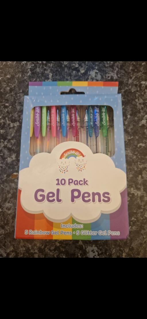  — brand new gel pens