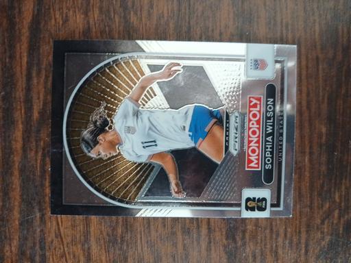  — Sophia Wilson Monopoly Prizm Football Card