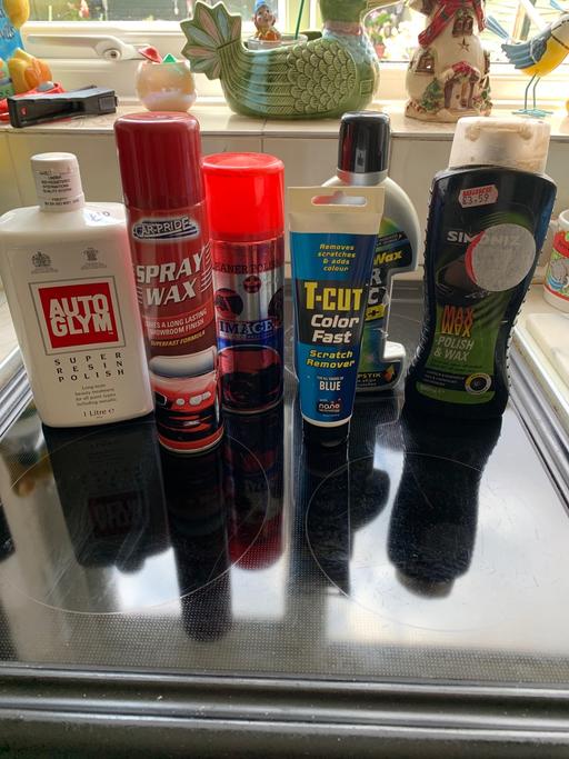  — Assorted car polish’s & cleaners