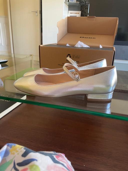  — Dune Silver Shoes