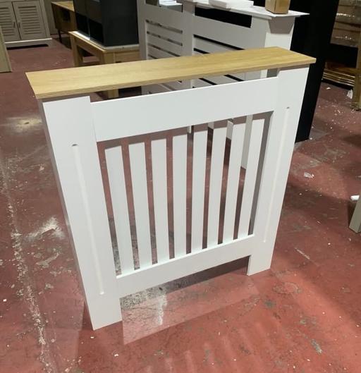  — White & oak small radiator cover