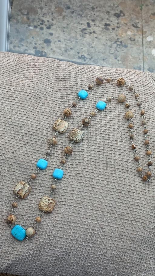  — necklace-gemstones/925 silver