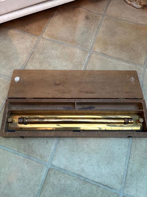  — Brass rolling ruler