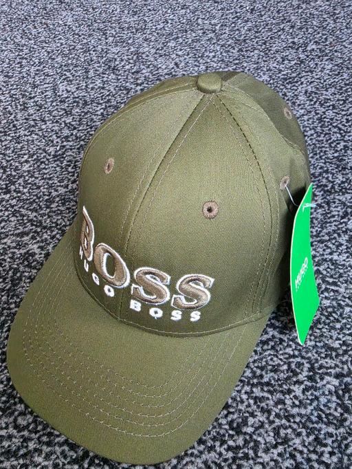  — New Hugo Boss Baseball Cap – Green, With Tags