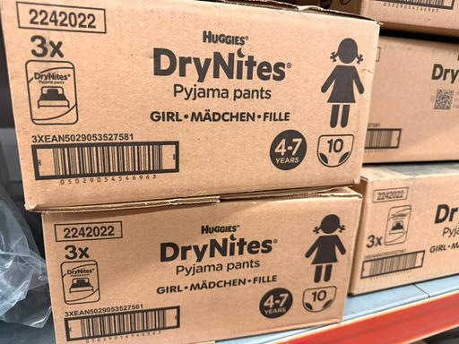 — huggies dry nights