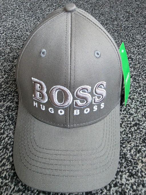  — New Hugo Boss Baseball Cap – Grey with White