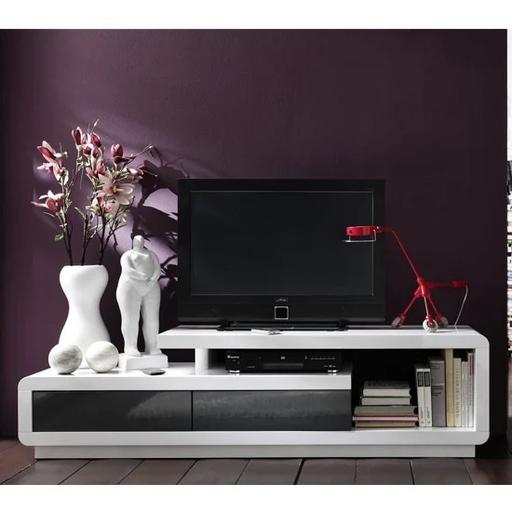  — Wooden tv stand white gloss tv stand new