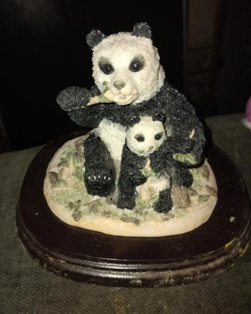  — panda with cub ornament