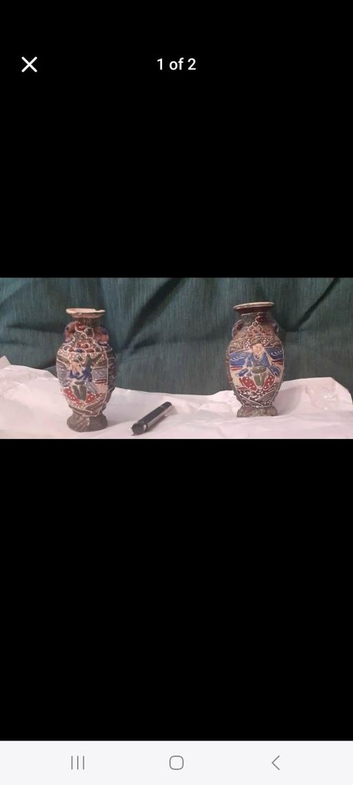  — two Japanese satsuma mini ornament