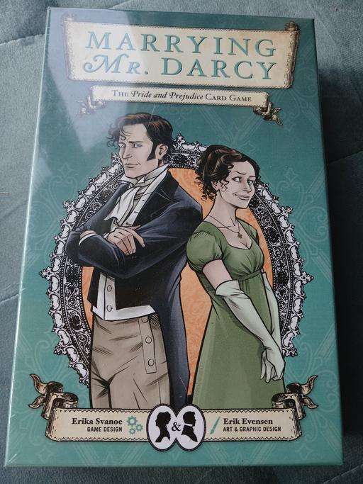  — marrying Mr D'Arcy card game new