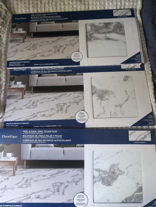  — 17 12x24 inch peel and stick floor vynal