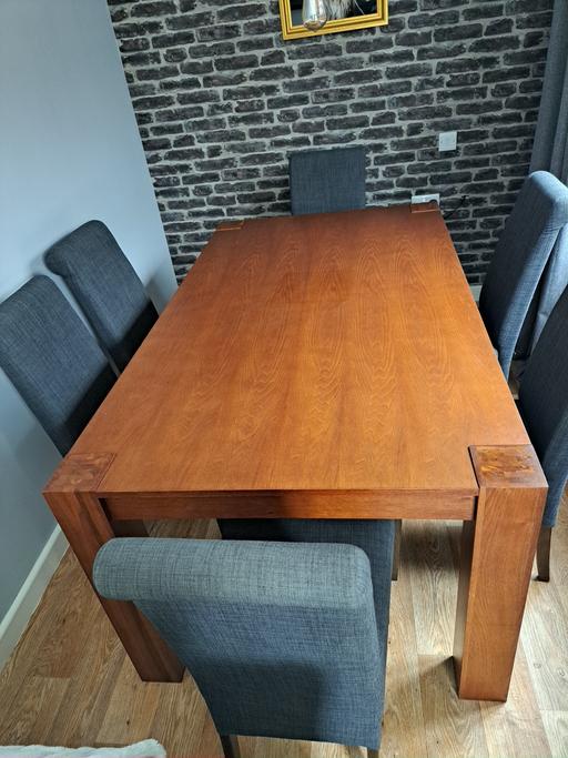  — dinning room table & 6 chairs