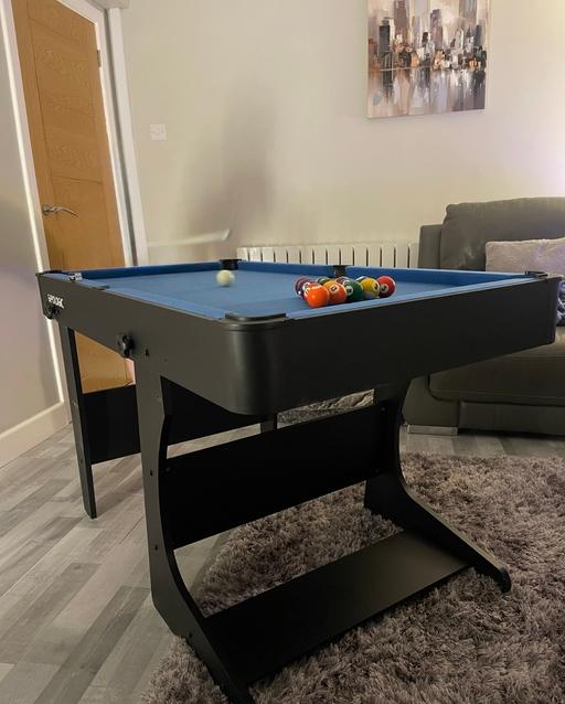  — 5ft Folding Pool Table-Blue