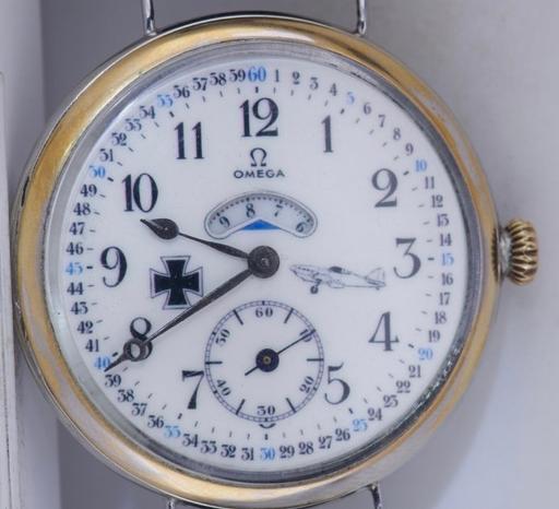 — Antique WWII Era Military Officer's Omega GMT