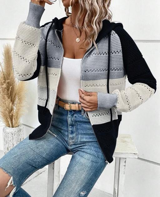  — Fit Size 10,12 & 14 Hooded Zip Cardigan