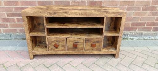  — Modern Mango Wood TV Unit