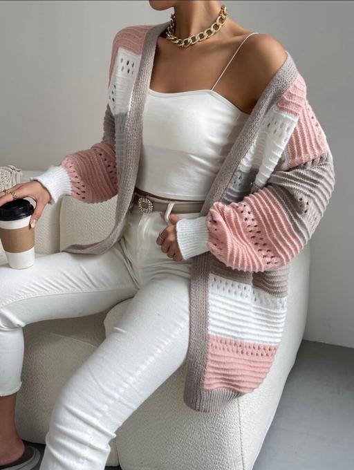  — Label Cut Out Fit 10,12,14 Oversized Cardy