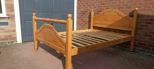  — Solid Pine King Size Bed Frame