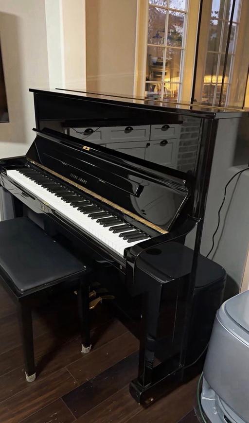  — Young Chang Upright Piano 88 Keys Black Ebony