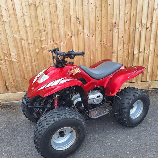  — Fully serviced Apache RLX 100cc Quad Bike ATV