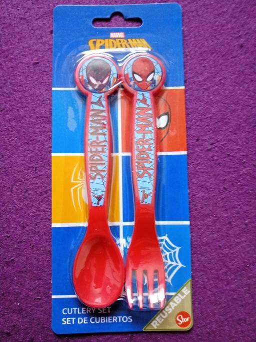  — new pack of SPIDERMAN CUTLERY SET