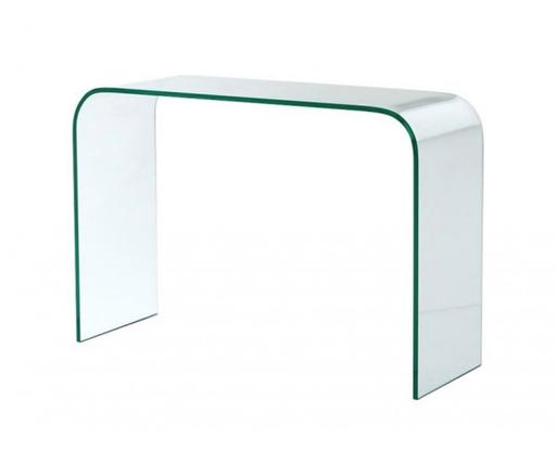  — Glass console table