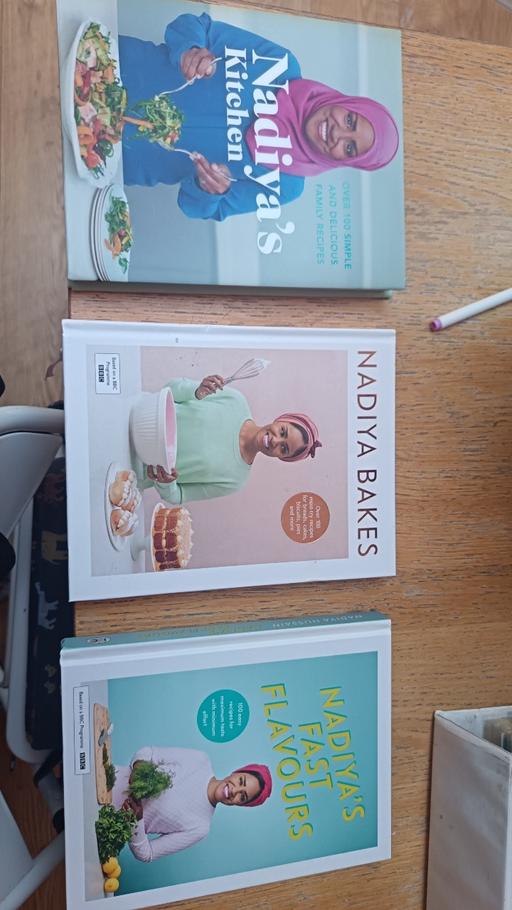 — 3 Nadiya cook books